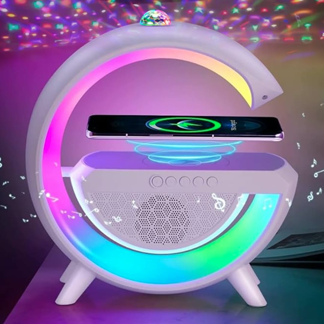 Led wireless charger Speaker & Lamp